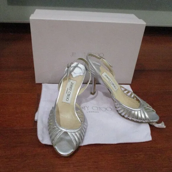 Jimmy Choo Carpretto Slingback Shoes - Picture 1 of 12